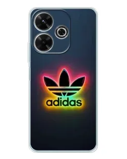 Чехол для Xiaomi Redmi 13x с картинкой «Неоновый Adidas»