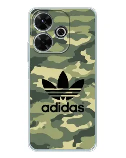 Чехол для Xiaomi Redmi 13x с картинкой «Милитари стиль Adidas»