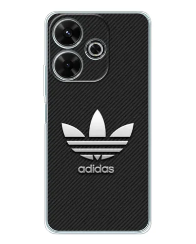 Чехол для Xiaomi Redmi 13x с картинкой «Adidas Карбоновая текстура»