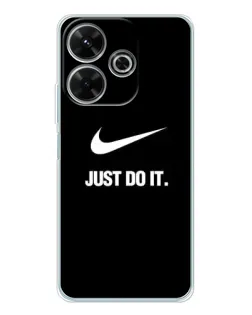 Чохол для Xiaomi Redmi 13x з картинкою «Класичний принт Nike»