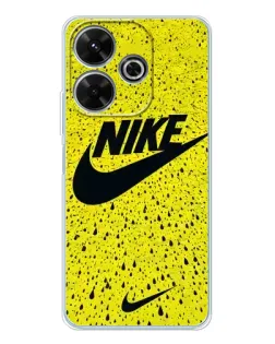 Чохол для Xiaomi Redmi 13x з картинкою «Жовтий текстурний Nike»