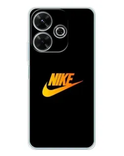 Чохол для Xiaomi Redmi 13x з картинкою «Золотий логотип Nike»