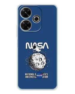 Чохол для Xiaomi Redmi 13x з картинкою «NASA — місячна місія» Чохол для Xiaomi Redmi 13x з картинкою «NASA — місячна місія»