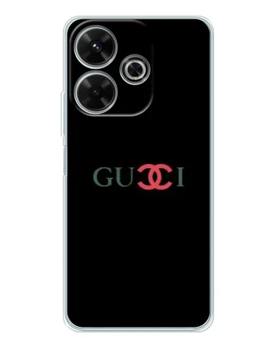Чехол для Xiaomi Redmi 13x с картинкой «Gucci — красный градиент» Чехол для Xiaomi Redmi 13x с картинкой «Gucci — красный градиент»