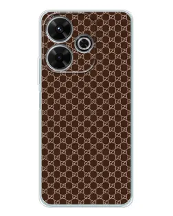 Чохол для Xiaomi Redmi 13x з картинкою «Gucci — шоколадна сітка» Чохол для Xiaomi Redmi 13x з картинкою «Gucci — шоколадна сітка»