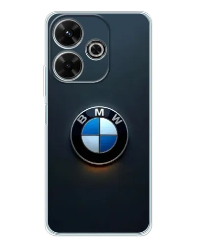 Чехол для Xiaomi Redmi 13x с картинкой «Логотип BMW — минимализм»