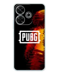 Чохол для Xiaomi Redmi 13x з картинкою «Яскравий логотип PUBG»