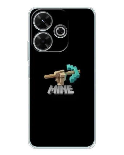 Чехол для Xiaomi Redmi 13x с картинкой «Алмазная кирка» Чехол для Xiaomi Redmi 13x с картинкой «Алмазная кирка»