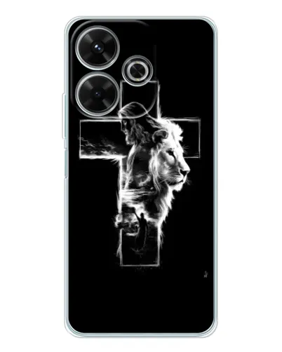 Чехол для Xiaomi Redmi 13x с картинкой «Сияющий крест Jesus» Чехол для Xiaomi Redmi 13x с картинкой «Сияющий крест Jesus»