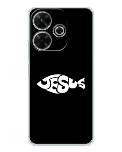 Чехол для Xiaomi Redmi 13x с картинкой «Рыба Jesus» Чехол для Xiaomi Redmi 13x с картинкой «Рыба Jesus»