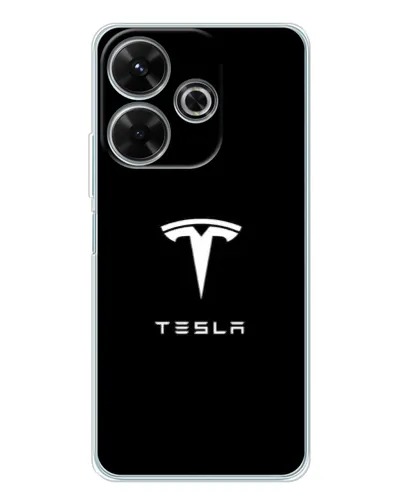 Чехол для Xiaomi Redmi 13x с картинкой «Tesla White Logo» Чехол для Xiaomi Redmi 13x с картинкой «Tesla White Logo»
