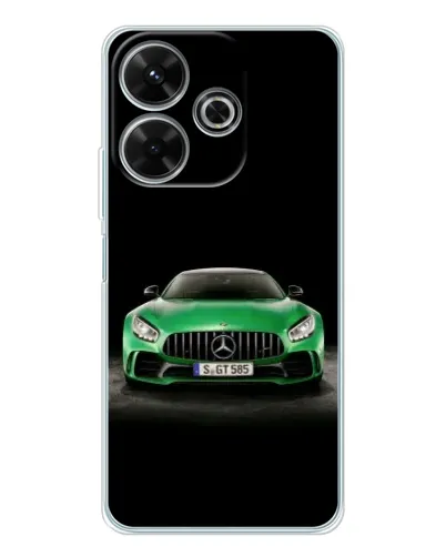 Чехол для Xiaomi Redmi 13x с картинкой «Mercedes — неоновый лого» Чехол для Xiaomi Redmi 13x с картинкой «Mercedes — неоновый лого»