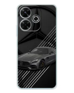 Чехол для Xiaomi Redmi 13x с картинкой «Mercedes AMG — графика»