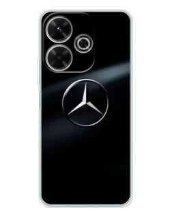 Чехол для Xiaomi Redmi 13x с картинкой «Mercedes на металле»