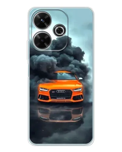 Чехол для Xiaomi Redmi 13x с картинкой «Audi в облаках дыма» Чехол для Xiaomi Redmi 13x с картинкой «Audi в облаках дыма»