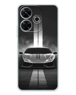 Чохол для Xiaomi Redmi 13x з картинкою «Lamborghini симетрія доріг»