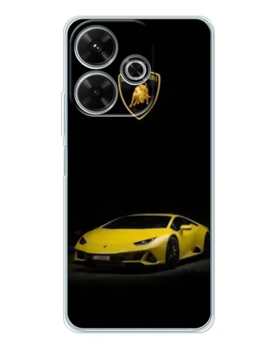 Чохол для Xiaomi Redmi 13x з картинкою «Lamborghini жовтий акцент»