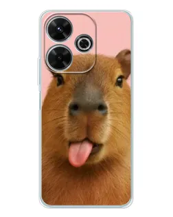 Чохол для Xiaomi Redmi 13x з картинкою «Капібара з язиком» Чохол для Xiaomi Redmi 13x з картинкою «Капібара з язиком»