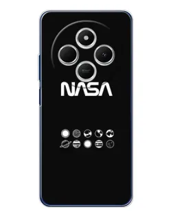 Чехол для Xiaomi Redmi 14C с картинкой «NASA — технический принт» Чехол для Xiaomi Redmi 14C с картинкой «NASA — технический принт»