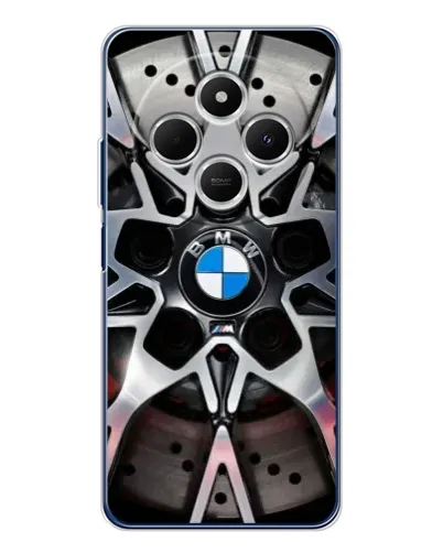 Чехол для Xiaomi Redmi 14C с картинкой «BMW — деталь диска»