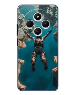 Чехол для Xiaomi Redmi 14C с картинкой «PUBG — свободное падение» Чехол для Xiaomi Redmi 14C с картинкой «PUBG — свободное падение»
