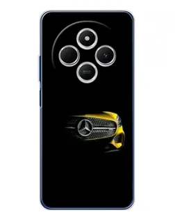 Чехол для Xiaomi Redmi 14C с картинкой «Mercedes — ретро стиль»