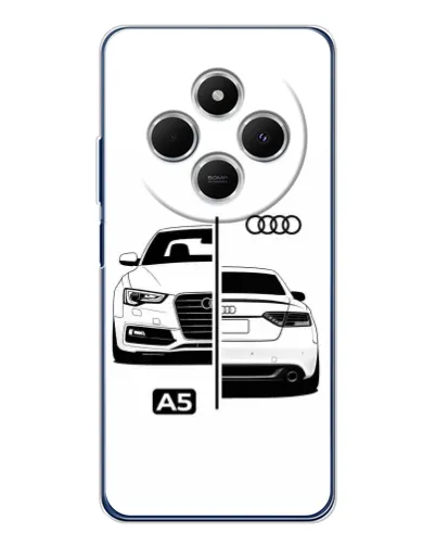 Чехол для Xiaomi Redmi 14R 5G с картинкой «Audi — контрастный дизайн» Чехол для Xiaomi Redmi 14R 5G с картинкой «Audi — контрастный дизайн»