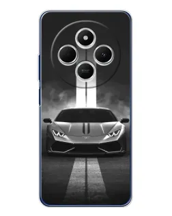 Чехол для Xiaomi Redmi 14R 5G с картинкой «Lamborghini симметрия дорог» Чехол для Xiaomi Redmi 14R 5G с картинкой «Lamborghini симметрия дорог»
