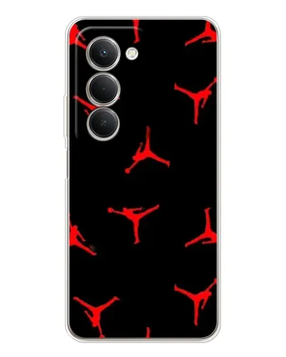 Чехол для Xiaomi Redmi 15 5G с картинкой «Jordan Red Pattern»