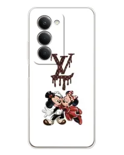 Чехол для Xiaomi Redmi 15 5G с картинкой «LV и Микки Маус»
