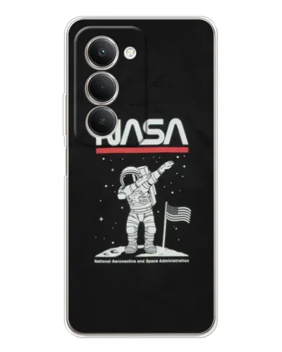 Чехол для Xiaomi Redmi 15 5G с картинкой «NASA — шагаем по Луне» Чехол для Xiaomi Redmi 15 5G с картинкой «NASA — шагаем по Луне»