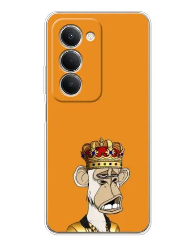 Чехол для Xiaomi Redmi 15 5G с картинкой «Золотая обезьяна Bored Ape»