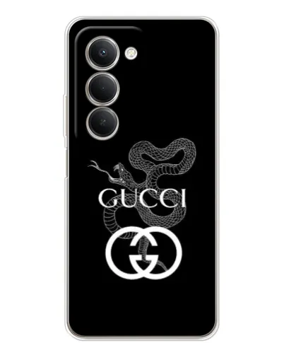 Чехол для Xiaomi Redmi 15 5G с картинкой «Gucci — серебряная змея»