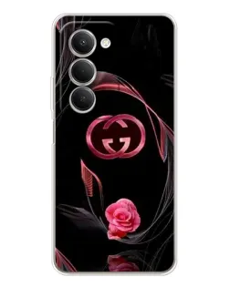 Чехол для Xiaomi Redmi 15 5G с картинкой «Gucci — неоновая роза»