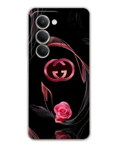 Чехол для Xiaomi Redmi 15 5G с картинкой «Gucci — неоновая роза»