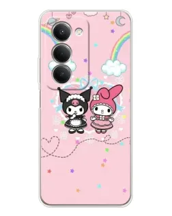 Чохол для Xiaomi Redmi 15 5G з картинкою «My Melody та Kuromi»