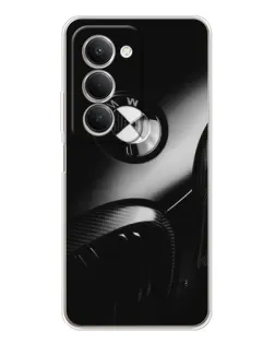Чехол для Xiaomi Redmi 15 5G с картинкой «Эмблема BMW — макро»