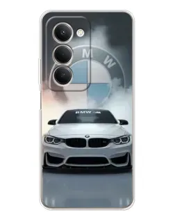Чехол для Xiaomi Redmi 15 5G с картинкой «BMW в белом дыму»
