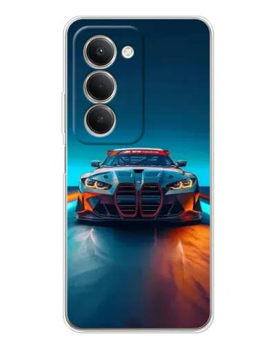 Чехол для Xiaomi Redmi 15 5G с картинкой «BMW — огни неона» Чехол для Xiaomi Redmi 15 5G с картинкой «BMW — огни неона»