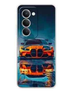 Чехол для Xiaomi Redmi 15 5G с картинкой «BMW — золотая эмблема»