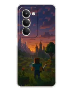Чехол для Xiaomi Redmi 15 5G с картинкой «Стив у башни»
