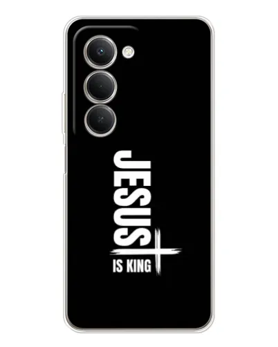 Чехол для Xiaomi Redmi 15 5G с картинкой «Вертикаль веры Jesus»