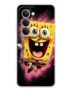 Чехол для Xiaomi Redmi 15 5G с картинкой «Взрывной Спанч Боб»