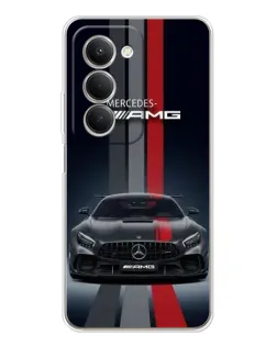 Чохол для Xiaomi Redmi 15 5G з картинкою «Mercedes — білий карбон» Чохол для Xiaomi Redmi 15 5G з картинкою «Mercedes — білий карбон»