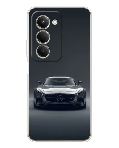Чехол для Xiaomi Redmi 15 5G с картинкой «Mercedes на черном»