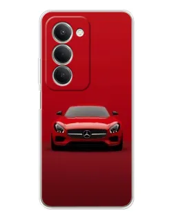 Чехол для Xiaomi Redmi 15 5G с картинкой «Красный Mercedes AMG»
