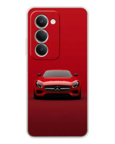 Чехол для Xiaomi Redmi 15 5G с картинкой «Красный Mercedes AMG»