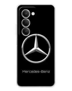 Чехол для Xiaomi Redmi 15 5G с картинкой «Mercedes Silver Logo»