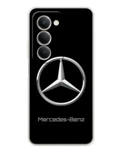 Чехол для Xiaomi Redmi 15 5G с картинкой «Mercedes Silver Logo»