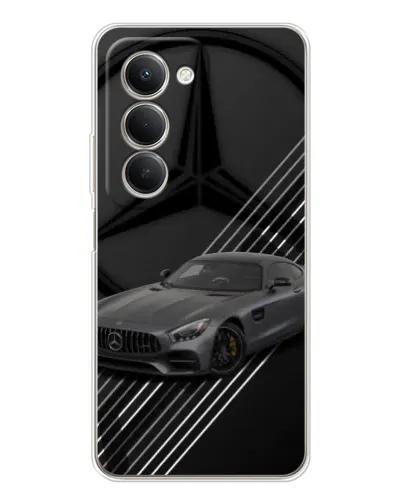 Чехол для Xiaomi Redmi 15 5G с картинкой «Mercedes AMG — графика»
